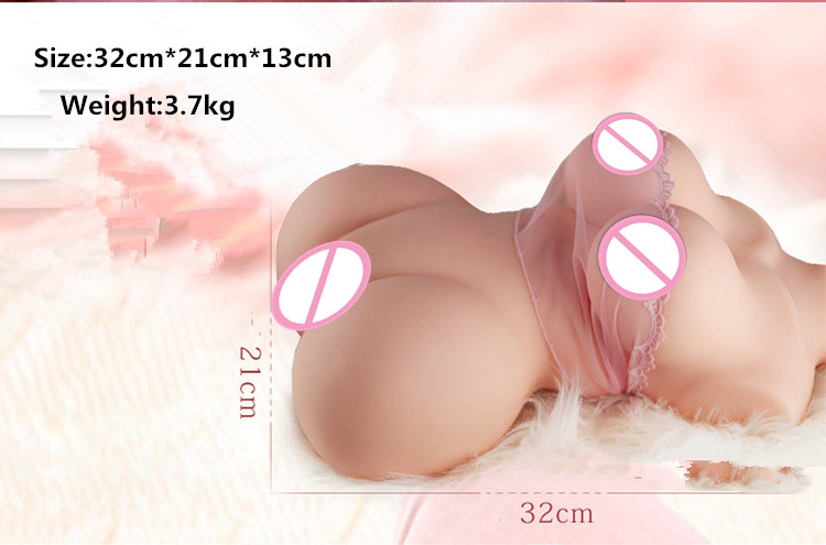 Newest! Soft Big Tits Half Body Sex Doll Front Convex Backward Heave 4D Realistic Vagina and Anal Love Doll Adult Products
