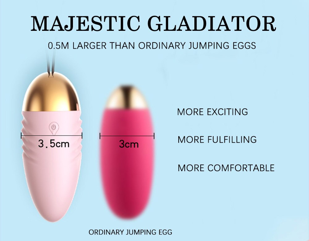 Multi-speed Jumping Egg Vibrators Woman Masturbation Remote Control Vagina Balls Female Sex Masturbator Clitoris Stimulator