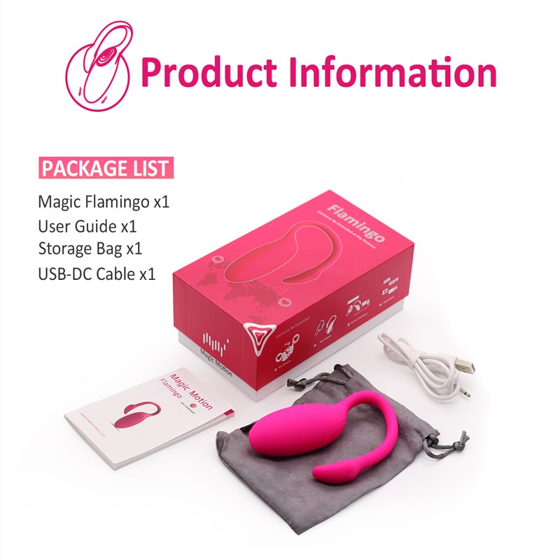 Magic Motion G-spot sex toy clitoris Vibrator APP Flamingo Bluetooth Remote Control smart Stimulator Vagina Massage Vibrate Ball