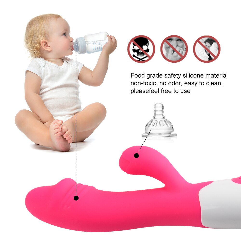 sex toys for woman Vibrator G Spot Dildo Dual Vibration Female Vagina Clitoris Silicone Waterproof  adult sex toys 30 Speed
