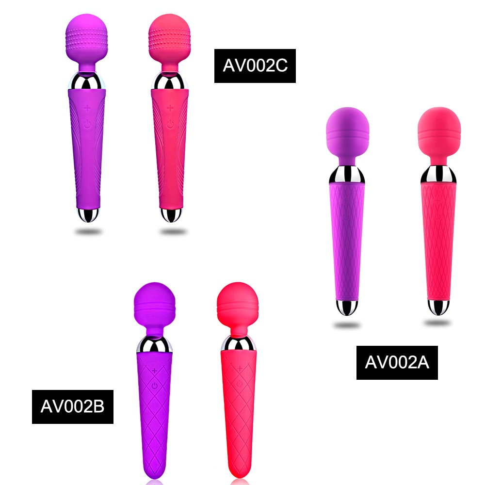 Powerful Magic Wand AV Vibrator Sex Toys for Woman Clitoris Stimulator Sex Shop toys for adults G Spot vibrating Dildo for woman