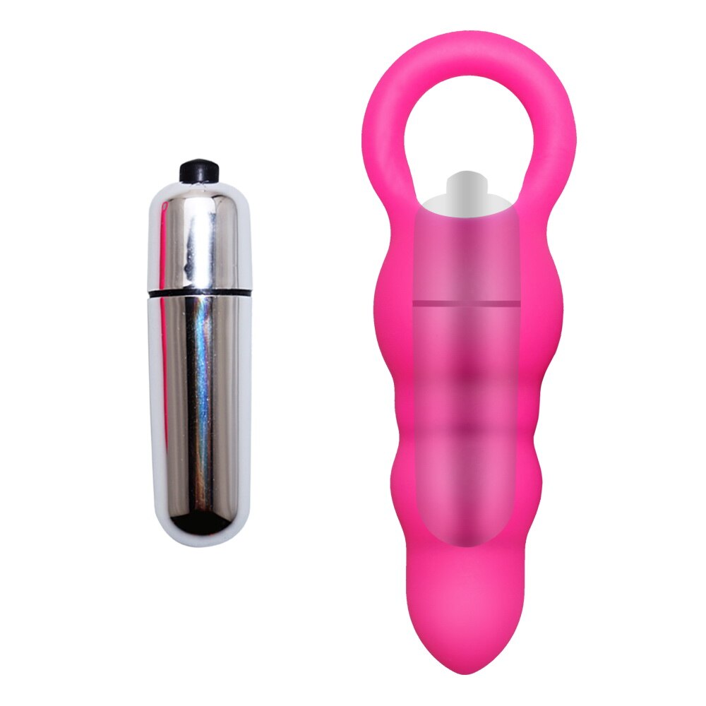 Mini Anal Plug Vibrator Single Speeds Butt Plug Adult Sex Toys for Men Waterproof Detachable Anal Sex Toys for Women