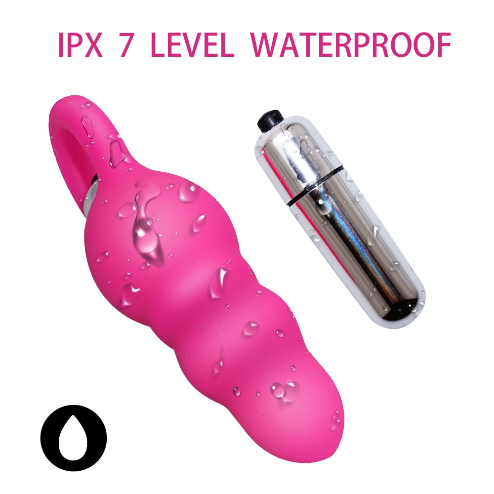 Mini Anal Plug Vibrator Single Speeds Butt Plug Adult Sex Toys for Men Waterproof Detachable Anal Sex Toys for Women