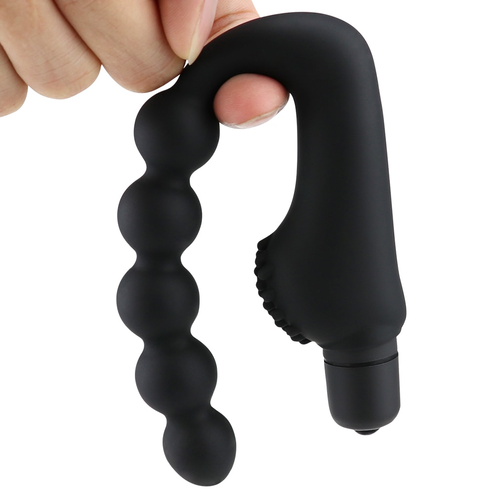 Cocolili 10 Speeds Anal Plug Prostate Massager Vibrator Butt Plugs 5 Beads Sex Toys for Woman Men Adult Product Sex Shop