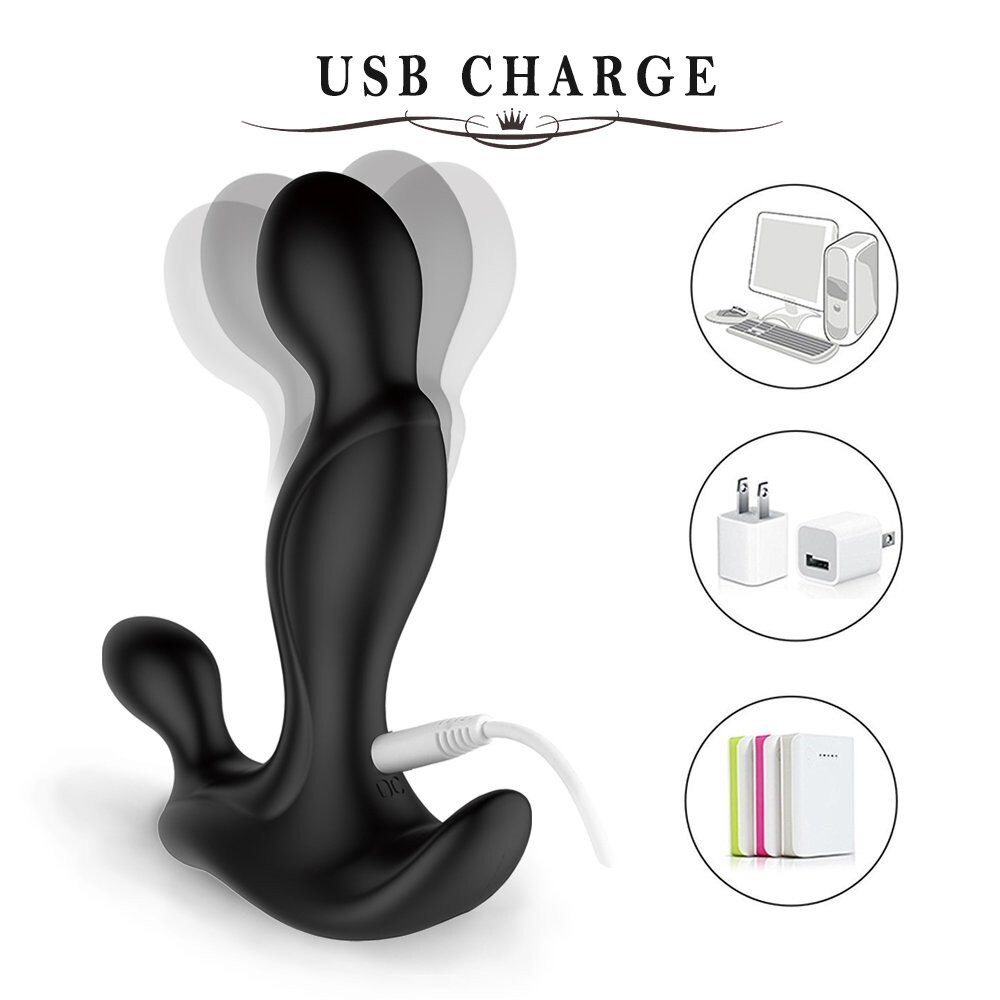 Vibrating Prostate Massager with 7 Speeds Rechargeable Male Erotic Products Butt Plug Anal Vibrator Sex Toys for Men Sex Shop
