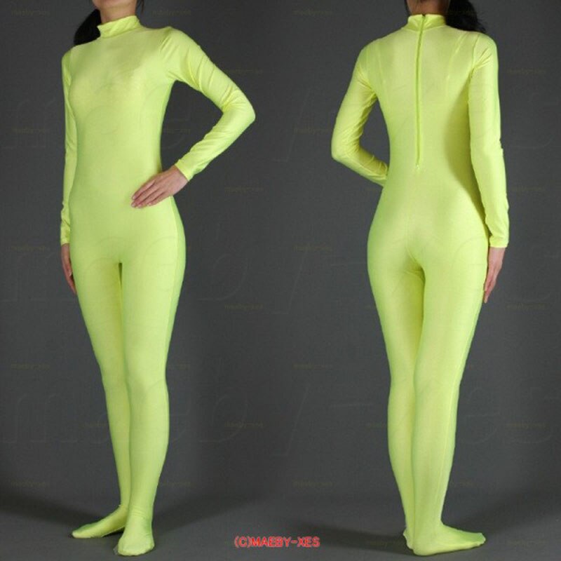 Halloween Lycra Full Body Zentai Suit Costumes Spandex 2nd Skin Jumpsuit Unitard Dancewear For Unisex Customized Sex Colors