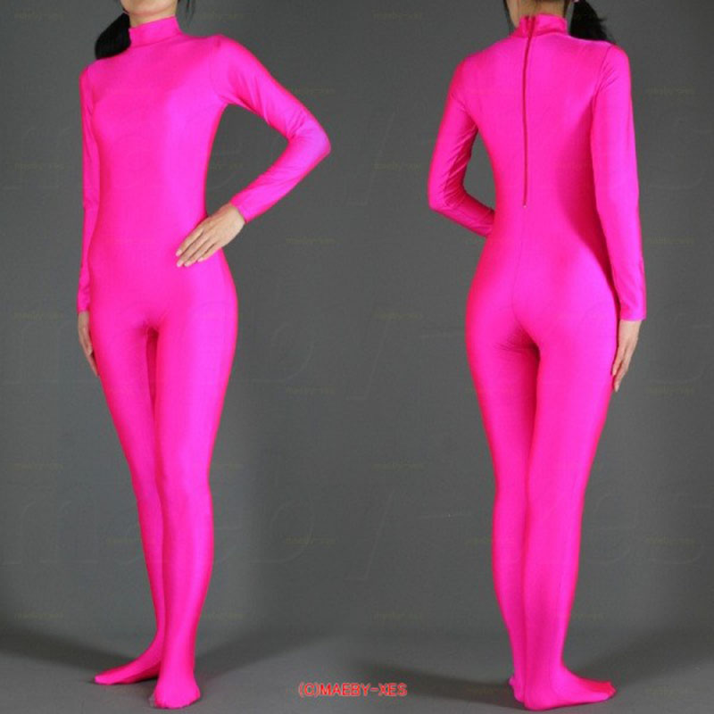 Halloween Lycra Full Body Zentai Suit Costumes Spandex 2nd Skin Jumpsuit Unitard Dancewear For Unisex Customized Sex Colors